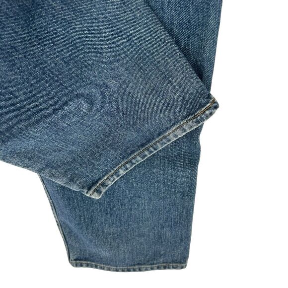 Levis 554 Jeans Mens 36 x 34 Blue Relaxed Straight Vintage 90's USA Cotton Denim - Picture 11 of 15